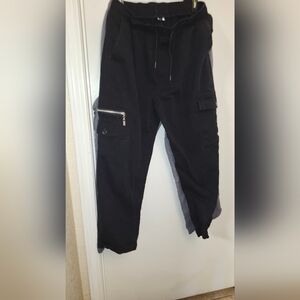 Men's Black Cargo Pants